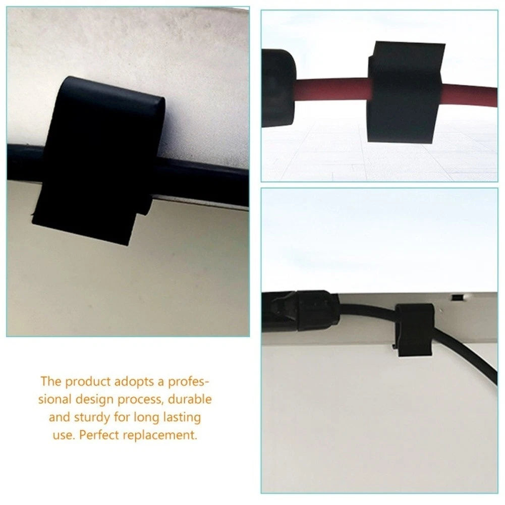 Plastic Cable Mounting Clip for Solar Panel PV Wire (0.98 in x 0.5 in)