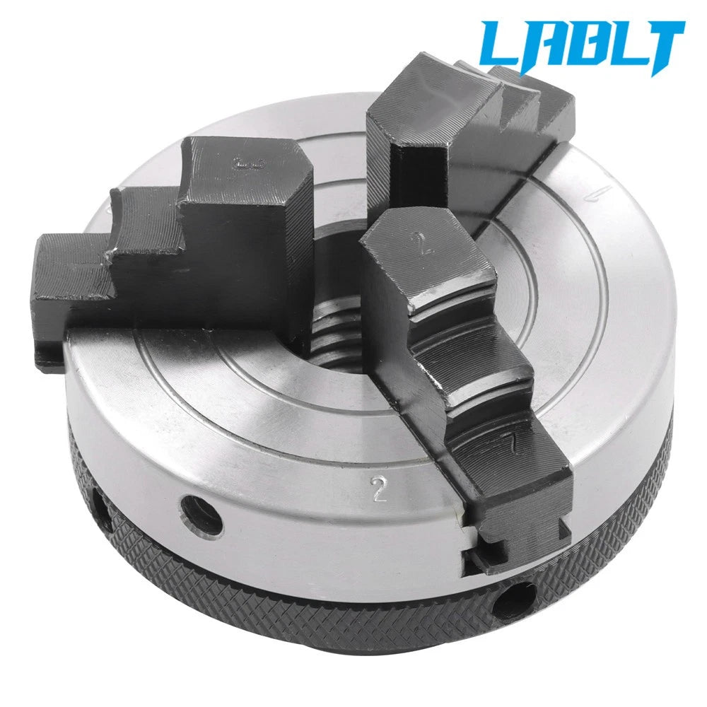 3-Jaw Lathe Chuck Set with Arbors for Mini Lathe (D4103)