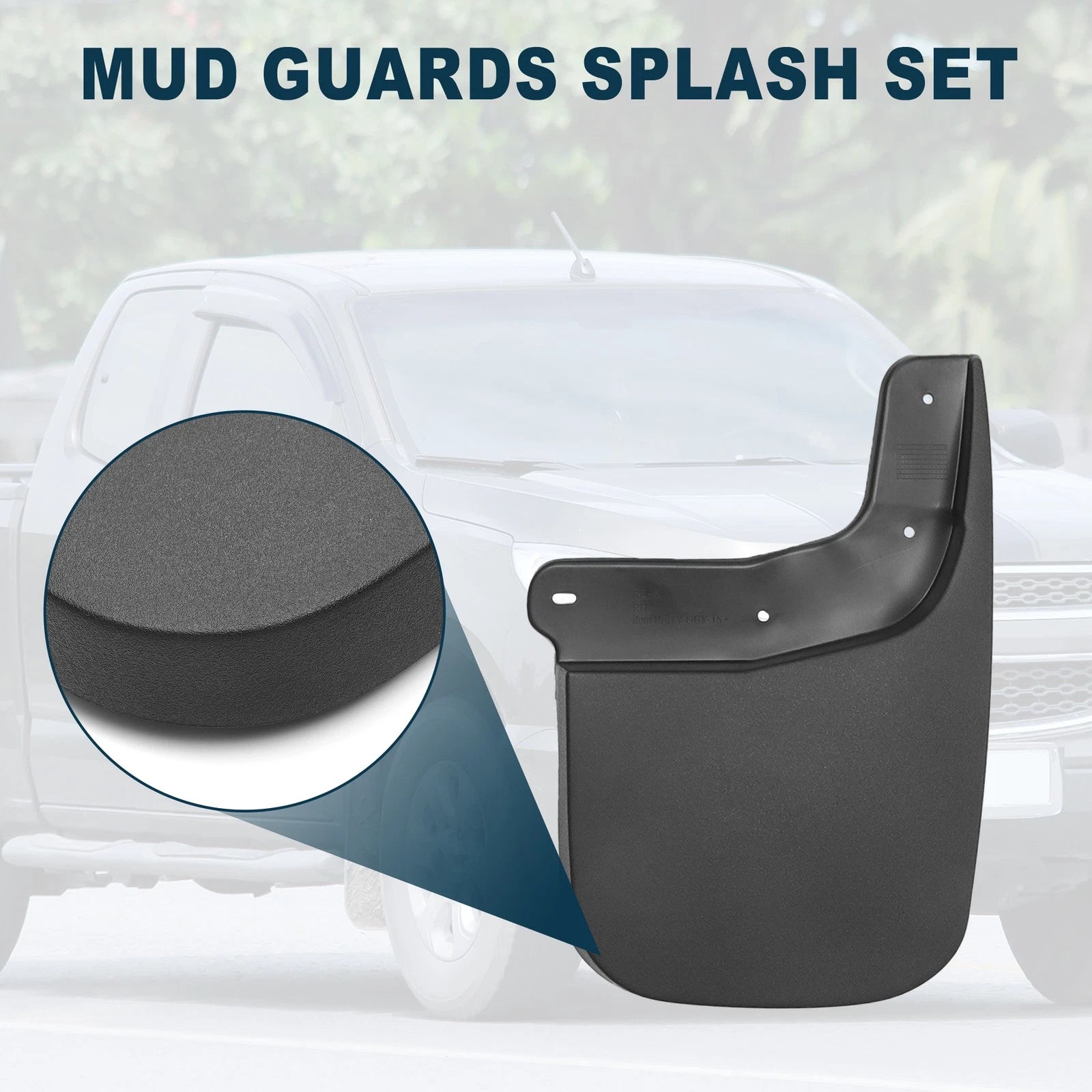 Mud Flap Splash Guard Mud Guard for Chevrolet Colorado Canyon (2015–2019)