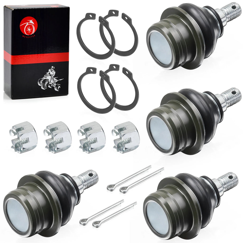 Set of 4 Upper Lower Ball Joints for Suzuki King Quad 450 500 750 4x4 (2007–2023)