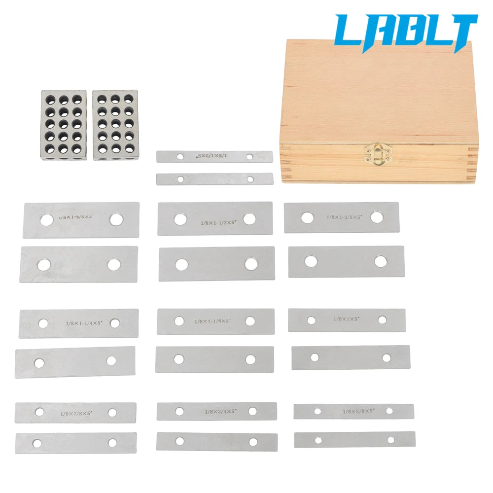 Set of 10 Precision Parallel Blocks & Matched 1-2-3 Blocks for LABLT