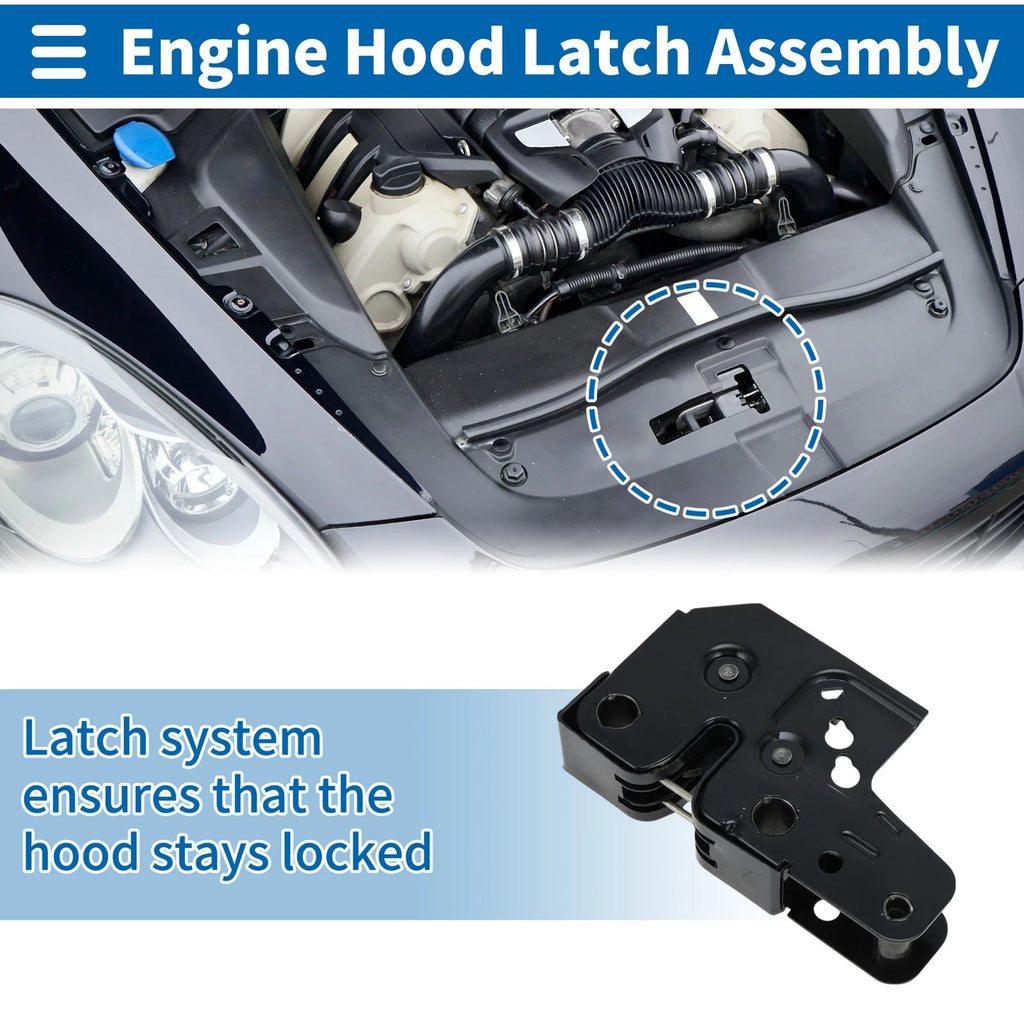 Hood Latch Assembly for Volkswagen Polo (2001–2006)