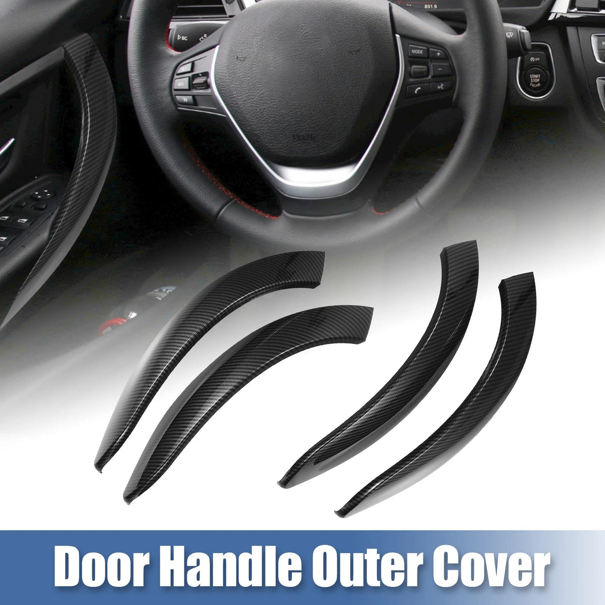 ABS Door Handle Outer Cover Kit for BMW 3 Series 320 328 330 335 M3 F30 (2012–2019)