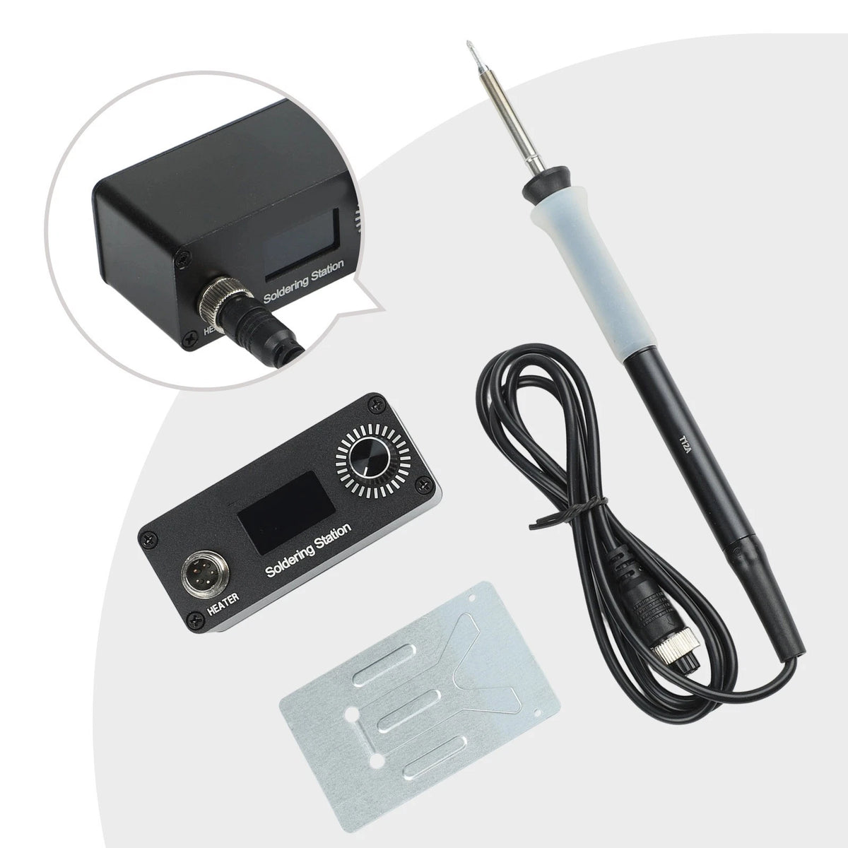 T12 Soldering Station 72W Digital Display Adjustable Temperature