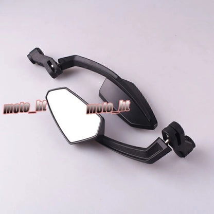 7/8" Handlebar End Rearview Mirrors for Honda Suzuki Yamaha (Fitment)