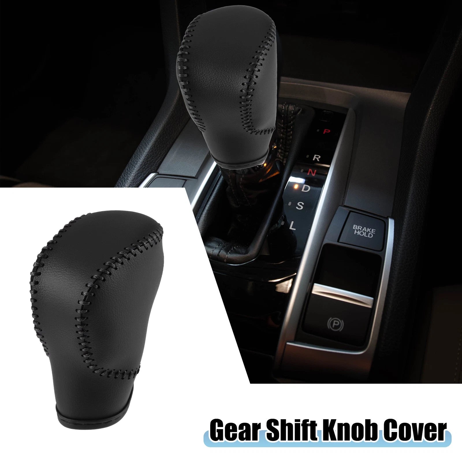 Gear Shift Lever Cover Replacement for Honda 11th Civic 2022-2023 Black