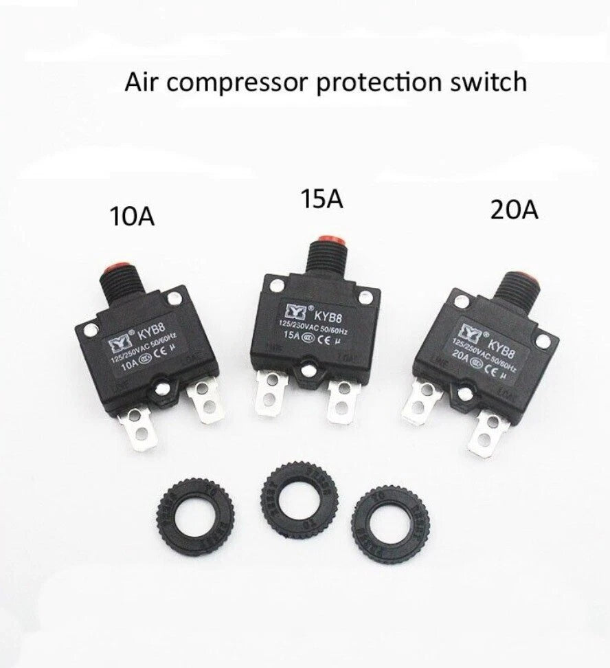Air Compressor Thermal Overload Protector Switch for (1Pcs)
