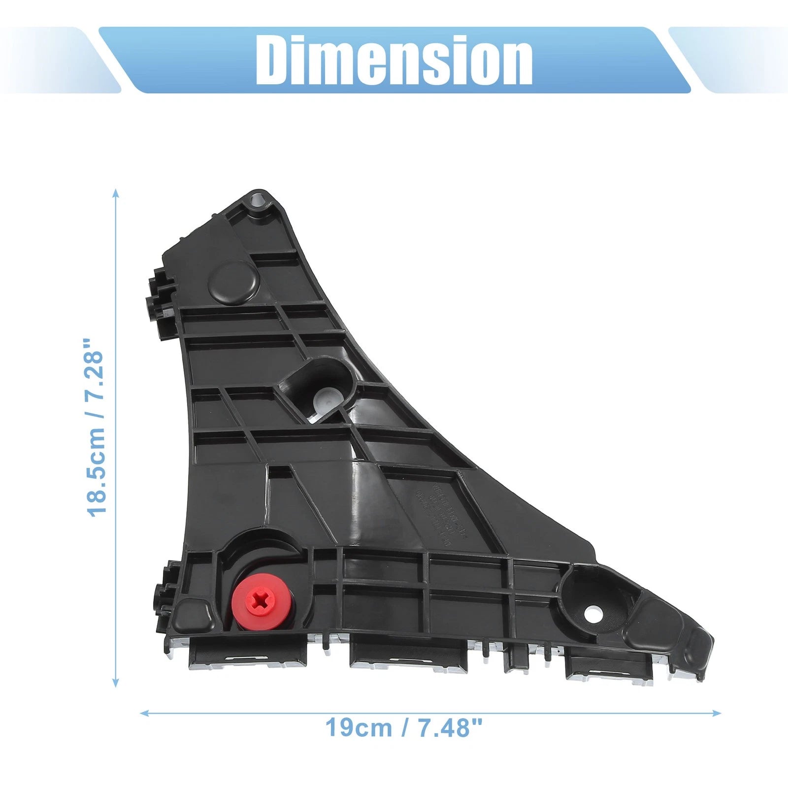 Pair Front Bumper Bracket Retainer Spacer Mounting Support for Toyota Tundra (2007–2021)
