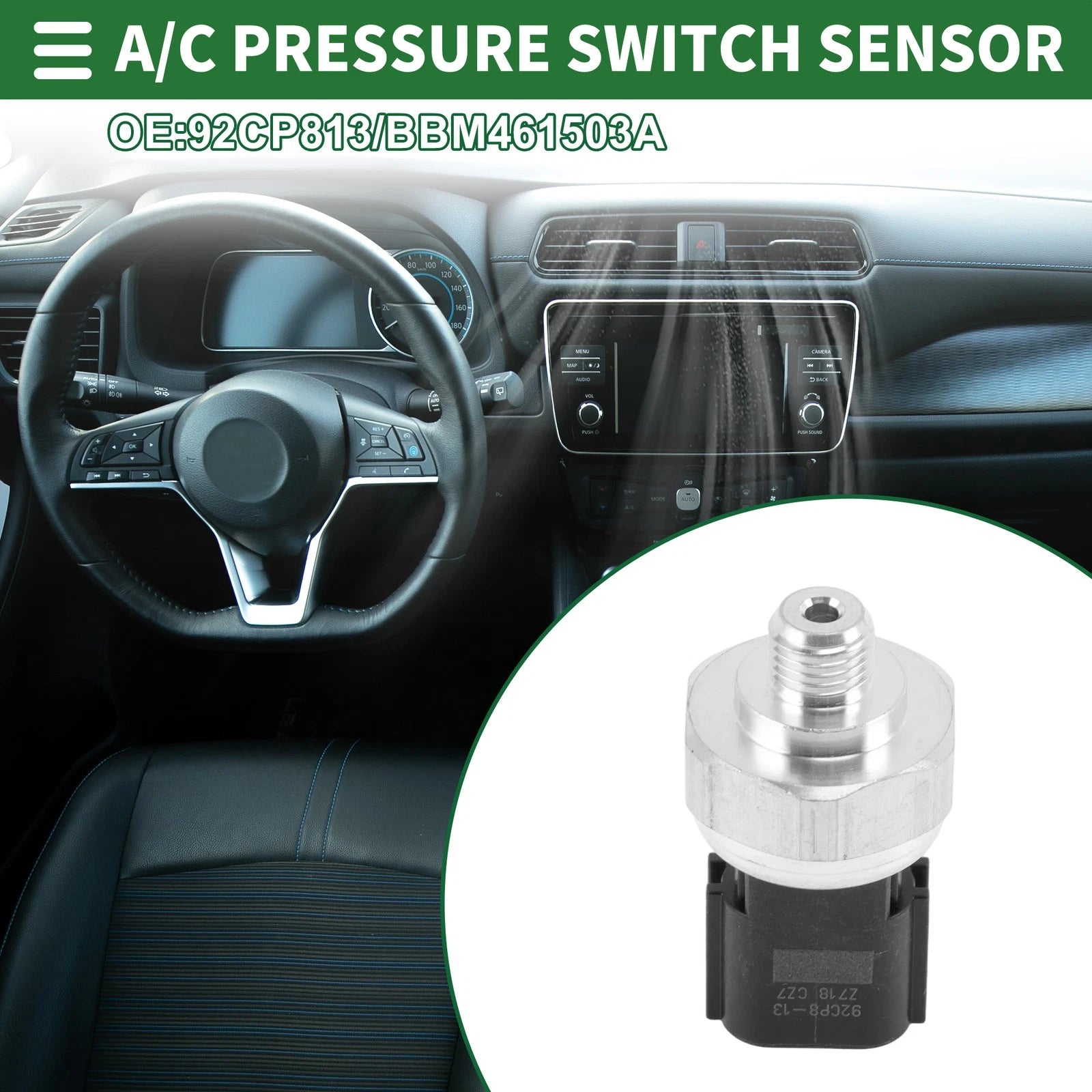 A/C Pressure Switch Sensor for Chevrolet City Express (2015–2018)