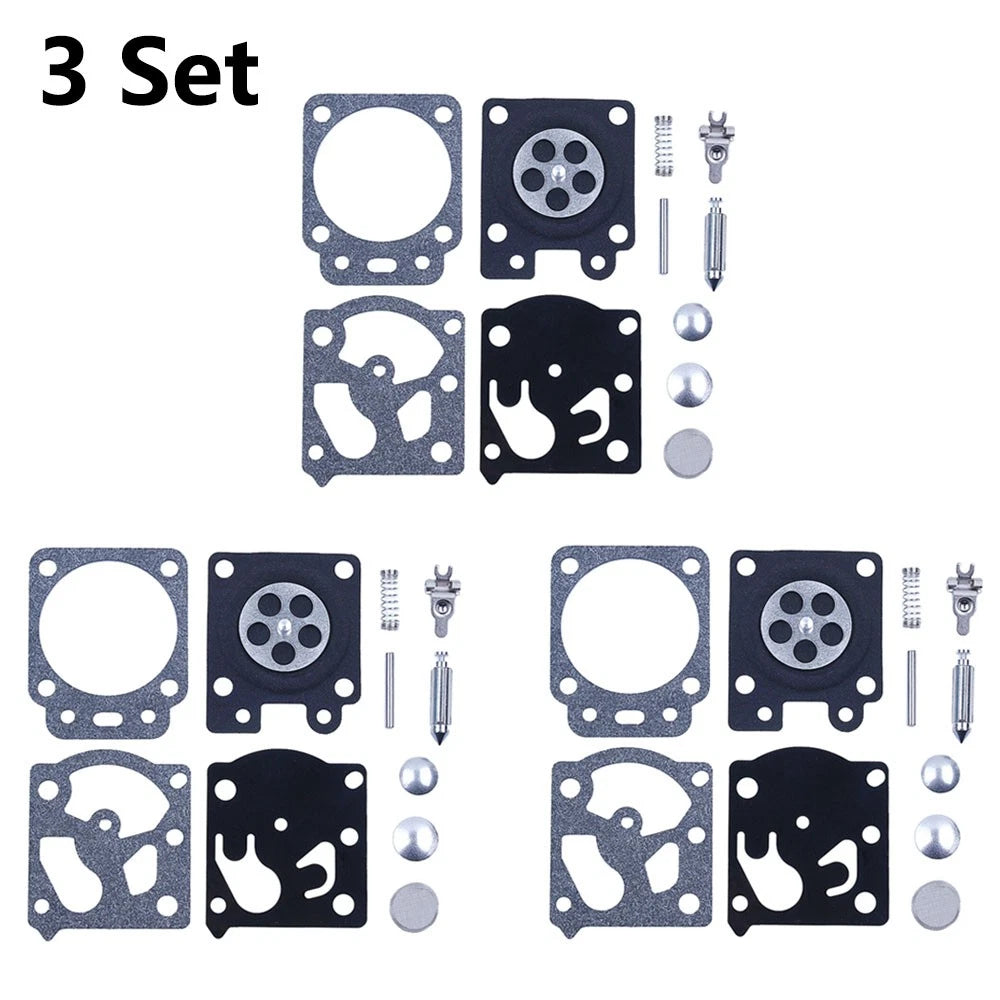3X Carburetor Repair Kit for Poulan Pro 3400 3700 3800 4000 (WT-875-A)