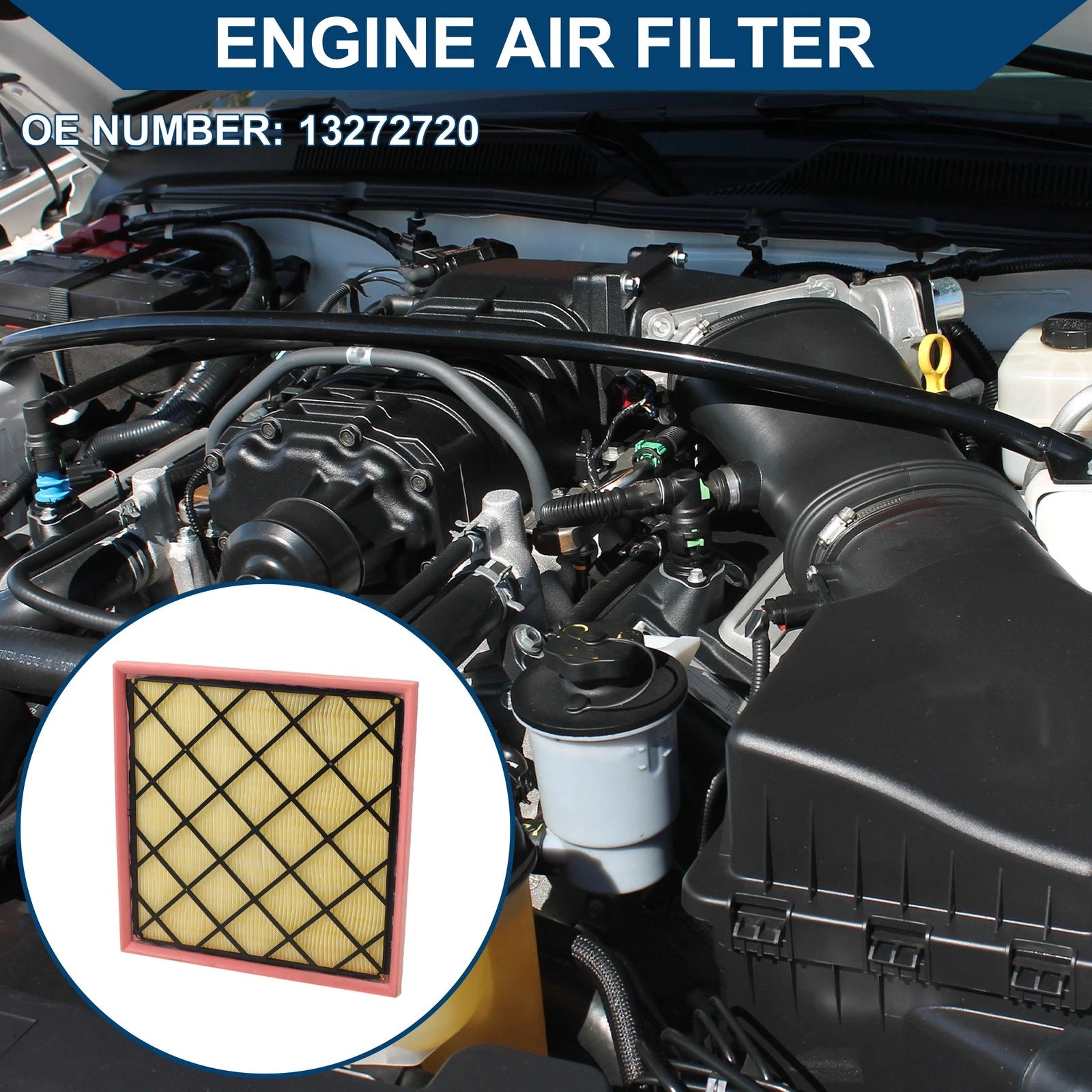 Engine Air Filter for Chevrolet Cruze 1.8L Replacement (2011–2015)