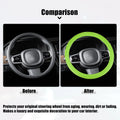 Universal Silicone Steering Wheel Cover 14.6" Green