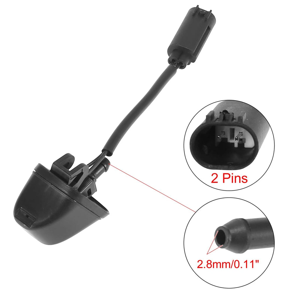 Windshield Washer Nozzles Heated Spray Jet Left Right for BMW E90 E91 (2005–2013)