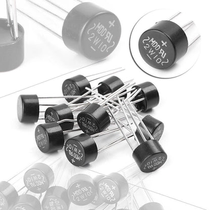 10x Bridge Diode Rectifier 2W 1000V 2A for DIY Electronics