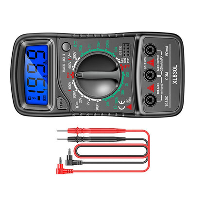 Digital Multimeter Voltmeter Ammeter Ohmmeter Tester with Leads