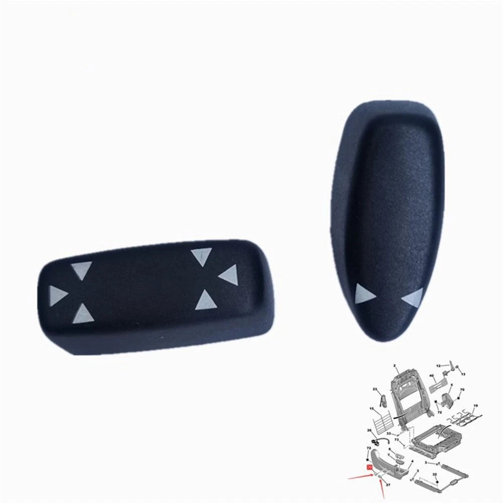 2Pcs Electric Seat Adjustment Button for Peugeot 407 807, Citroen C5 C8