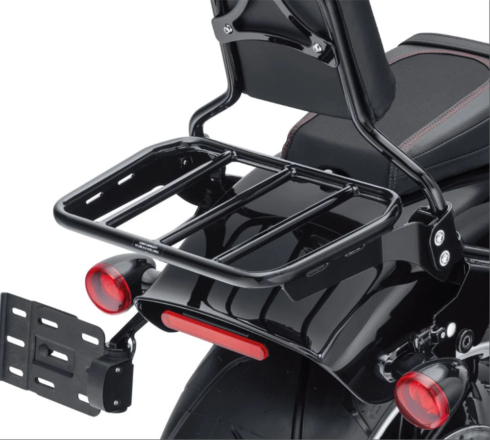 Black Sport Luggage Rack for Harley Davidson FLFB FLFBS FXBR (2018–Present)
