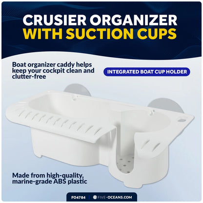 Boat Caddy Organizer with Cup Holder for Universal Use (FO4784)