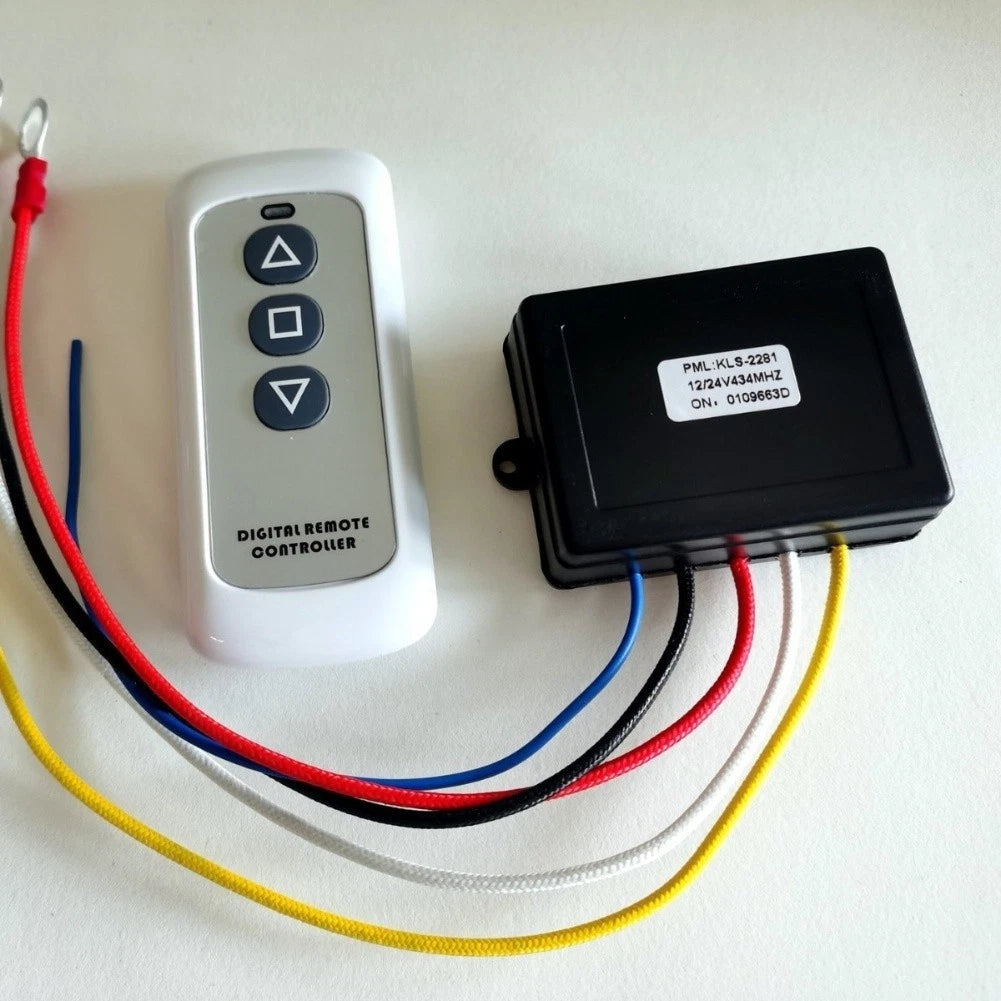 Electric Winch Wireless Remote Control 12V for Car Applications