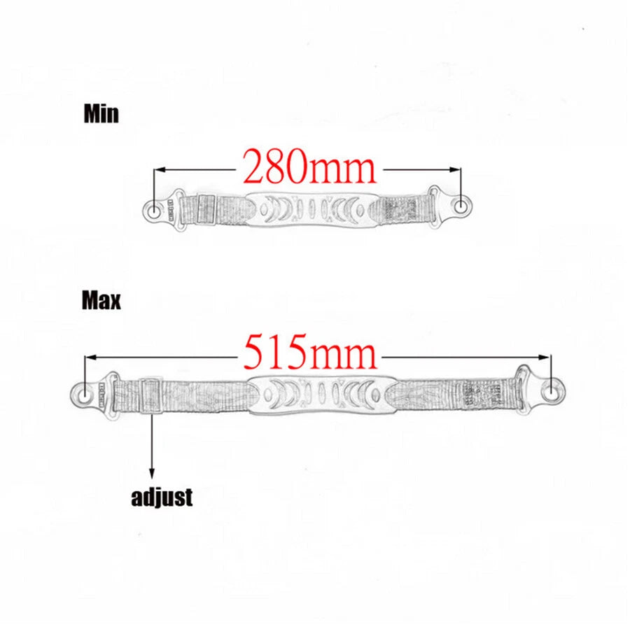 Adjustable Rear Seat Rescue Pull Strap Sling Belt for Dirt Bike Motorcycle