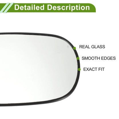 Left Mirror Glass Replacement for Hyundai Azera (2006–2008) No. 876113L900/876113L110