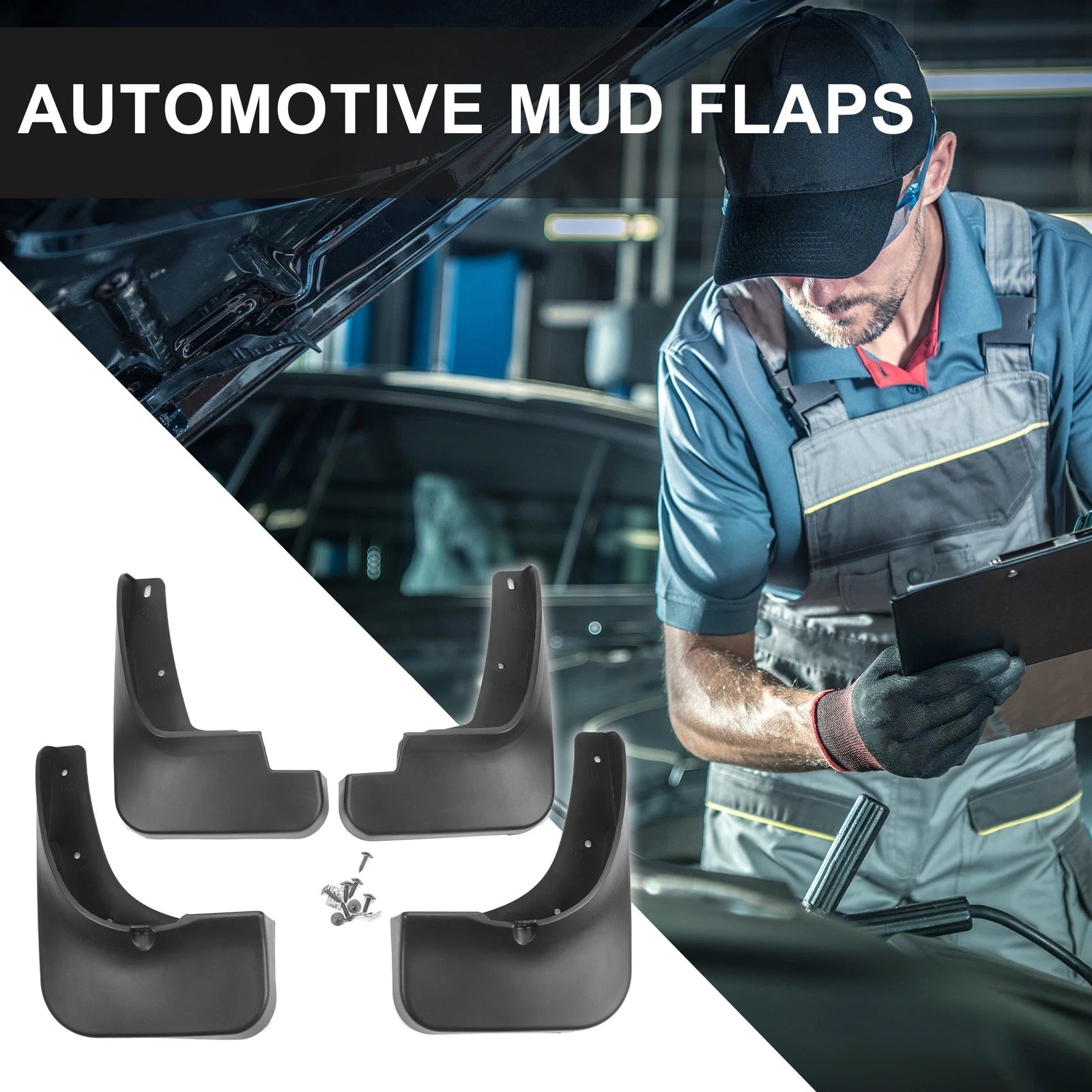 Front and Rear Side Mud Flaps Splash Guards for Toyota Highlander (2014–2023)