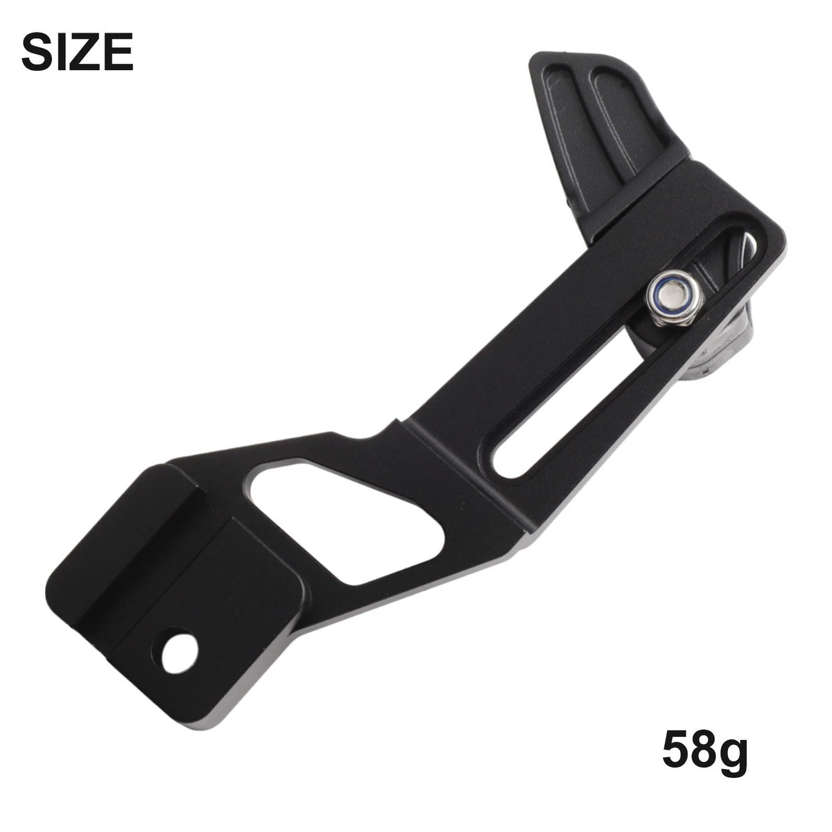 Chain Guide for Bicycle (58g Aluminum Alloy, Black)