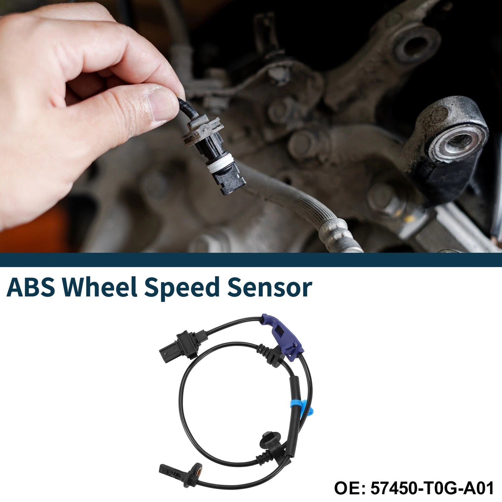 ABS Wheel Speed Sensor Front Right Replacement for Honda CR-V (2012–2016)