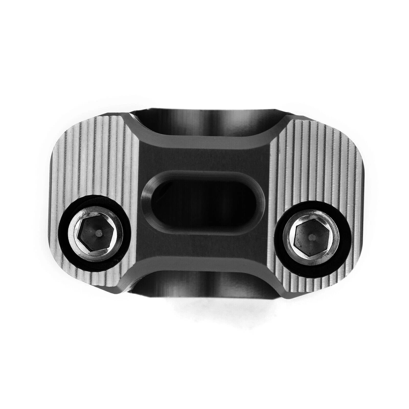CNC Aluminum Motorcycle Handlebar Risers 22-28mm Universal Clamp Black