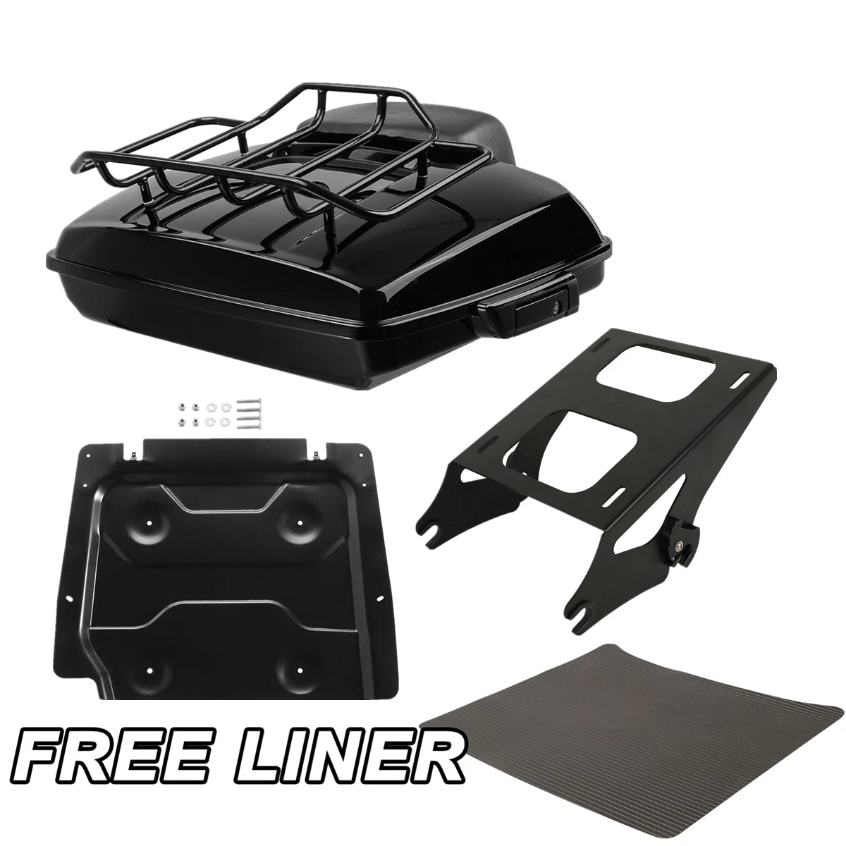 Trunk Pad Mount Rack Plate for Harley Touring Road Glide (2014–Present)
