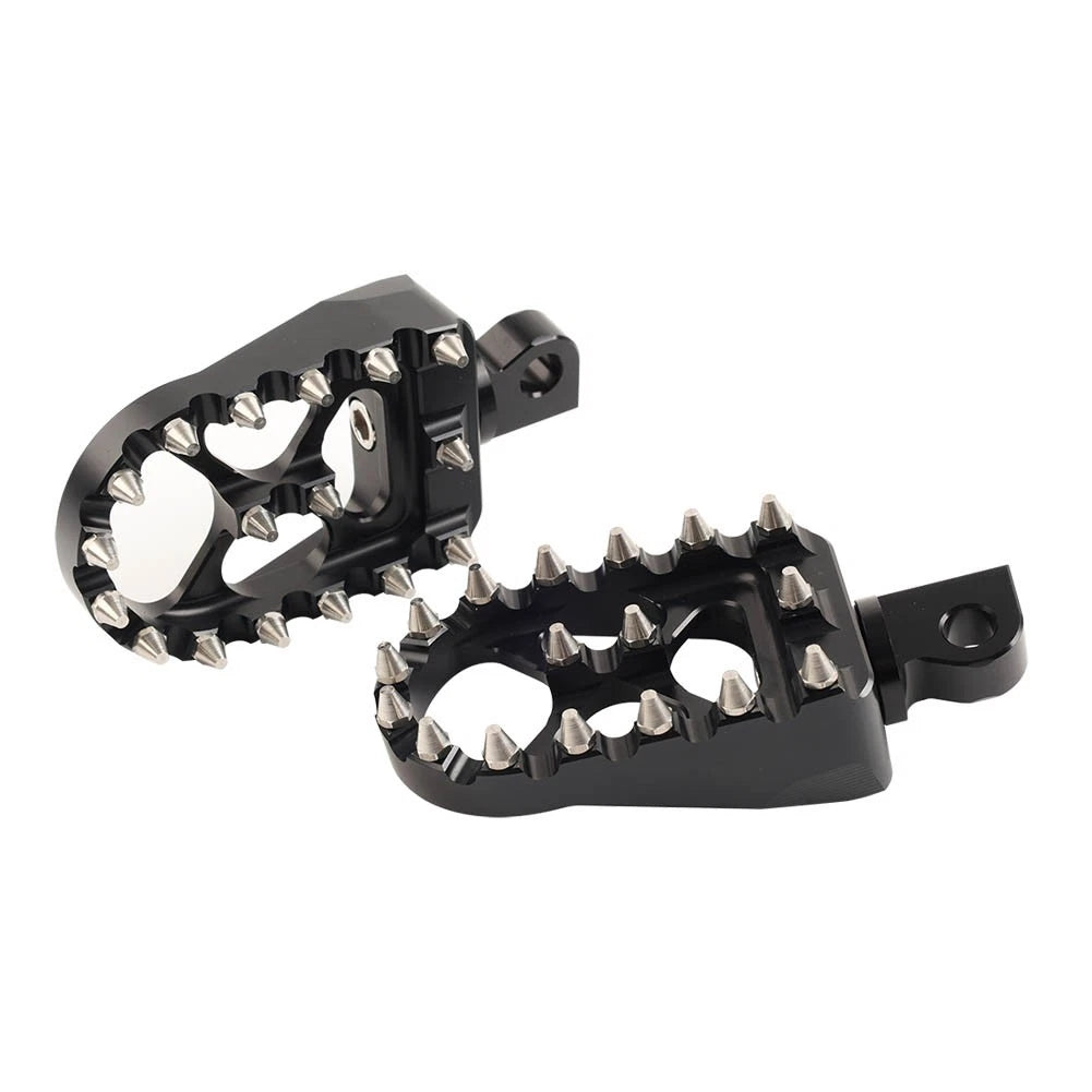 CNC Wide Fat Foot Pegs for Harley Dyna Sportster Fatboy (Fits )