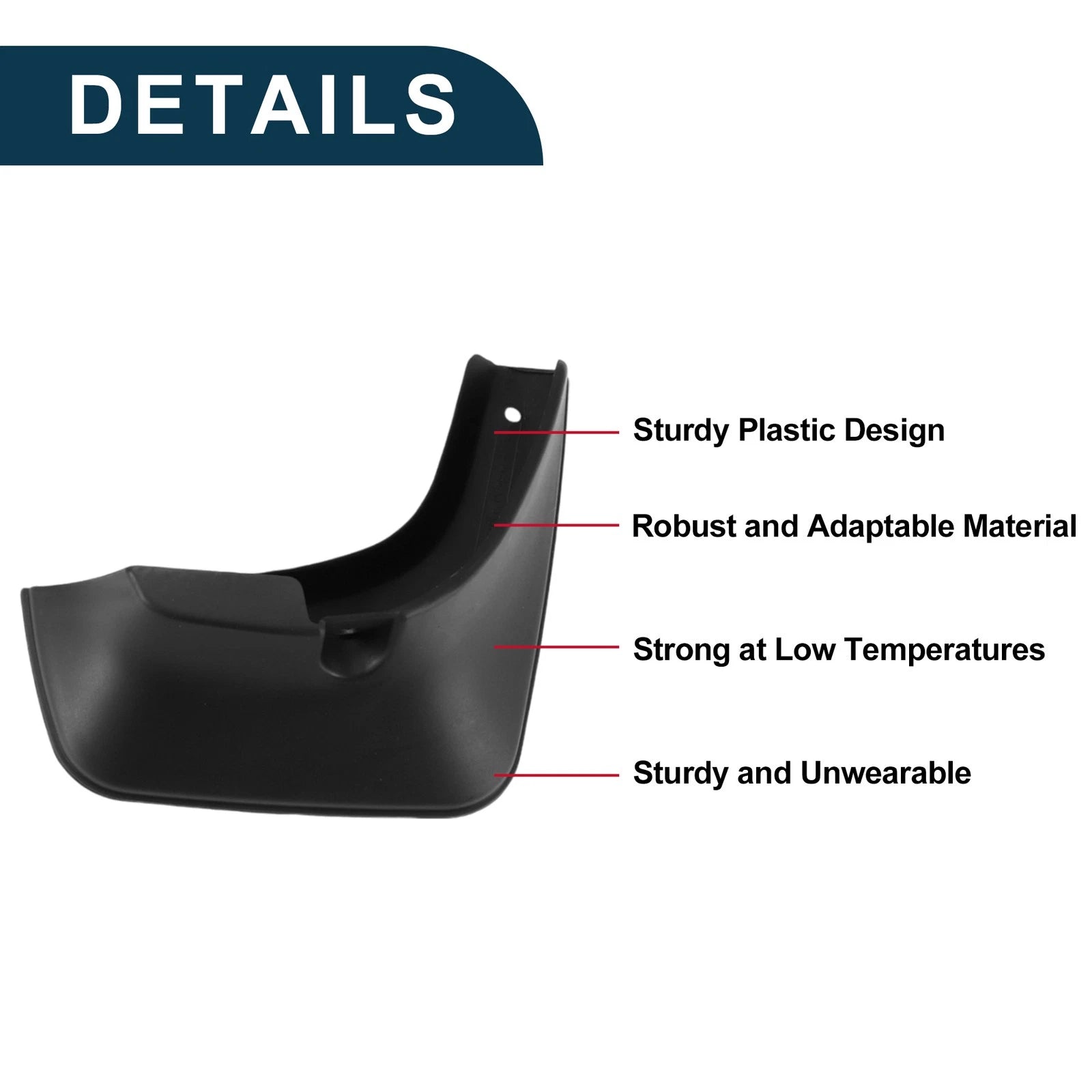 Mud Flaps Splash Guards 1 Set Mud Guards for Toyota Avalon Premio (2001–2006)