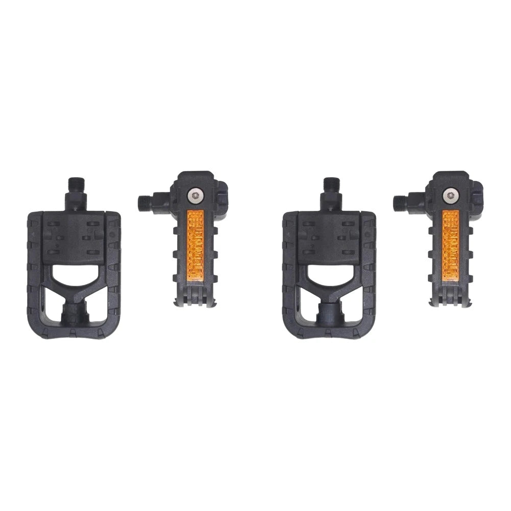 Plastic Folding Bicycle Pedals for Foldable Bikes (11x7x3cm)