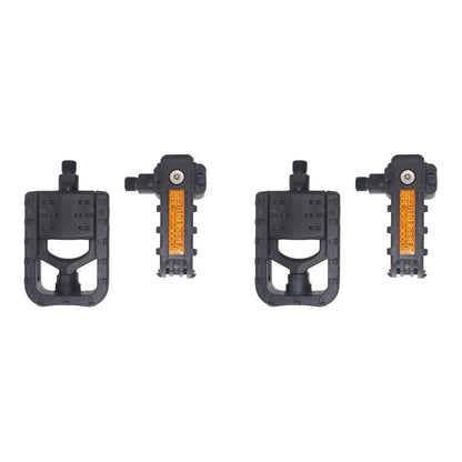 Plastic Folding Bicycle Pedals for Foldable Bikes (11x7x3cm)