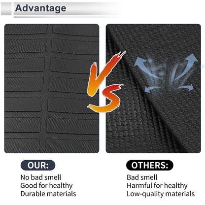 Cargo Liner Rear Trunk Mat for Nissan Juke (2011–2018) TPE Black Long Grid
