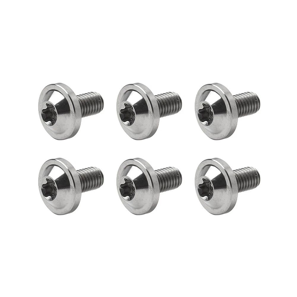 6X M5x30mm Titanium Alloy Torx Head Bolts for Motorcycle