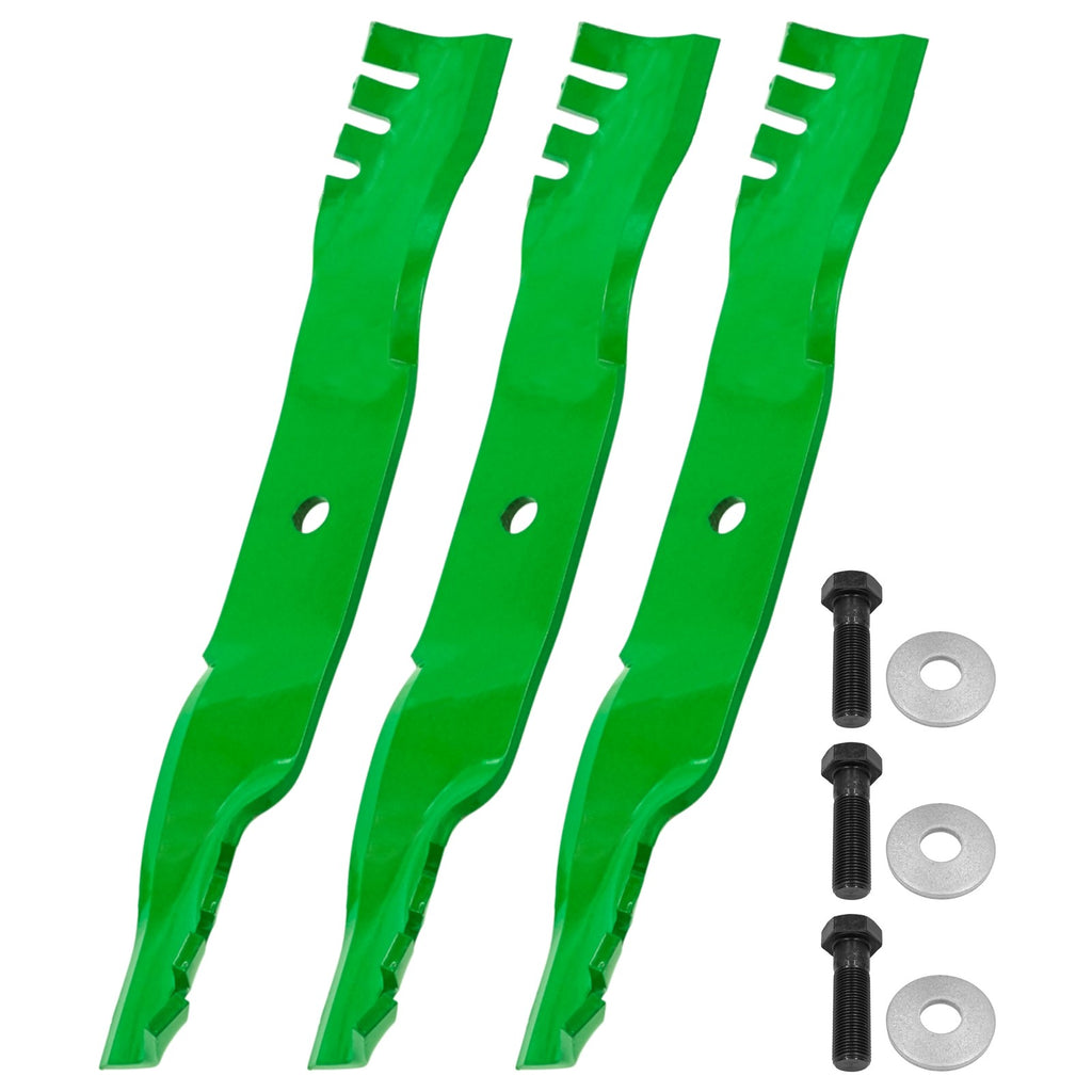 Deck Blade and Bolt Kit for Toro HD1500 HD2000 HD2500 (52 Inch)