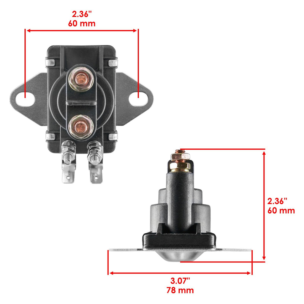 Starter Solenoid Relay Replacement for Mercury Marine 25HP 40HP (5-Pack)