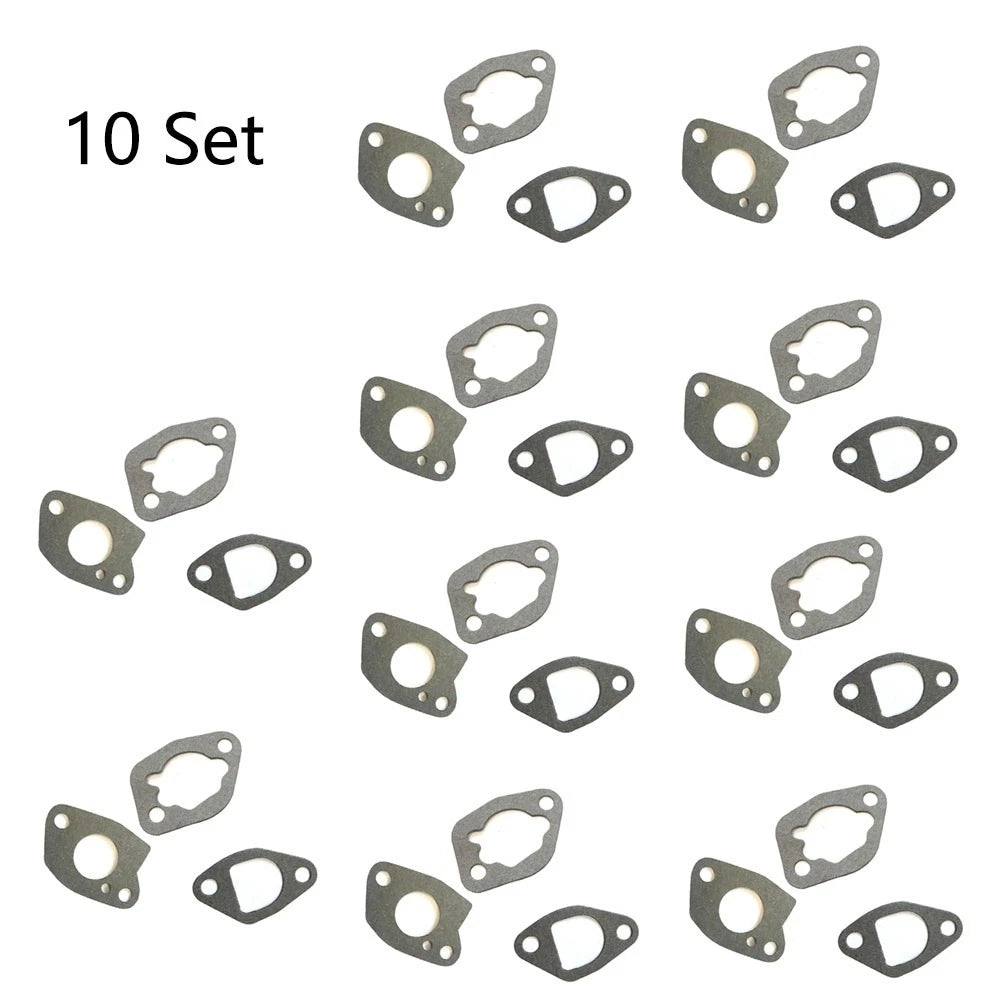 10x Carburetor Gasket Kit for Honda GX160 GX200 168F 170F (5.5-6.5 HP)