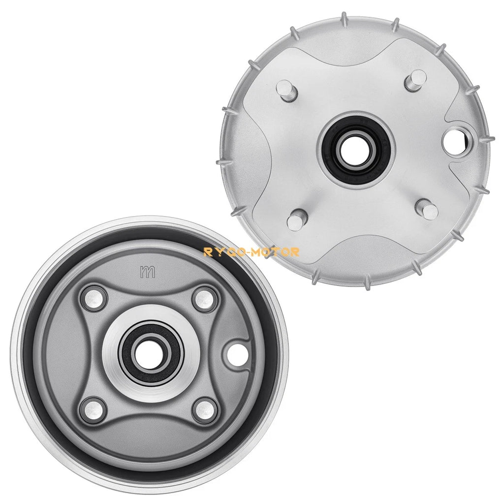 2X Front Brake Drums for Honda Rancher 350 2x4 TRX350TE (2000–2006) 44600-HN4-670
