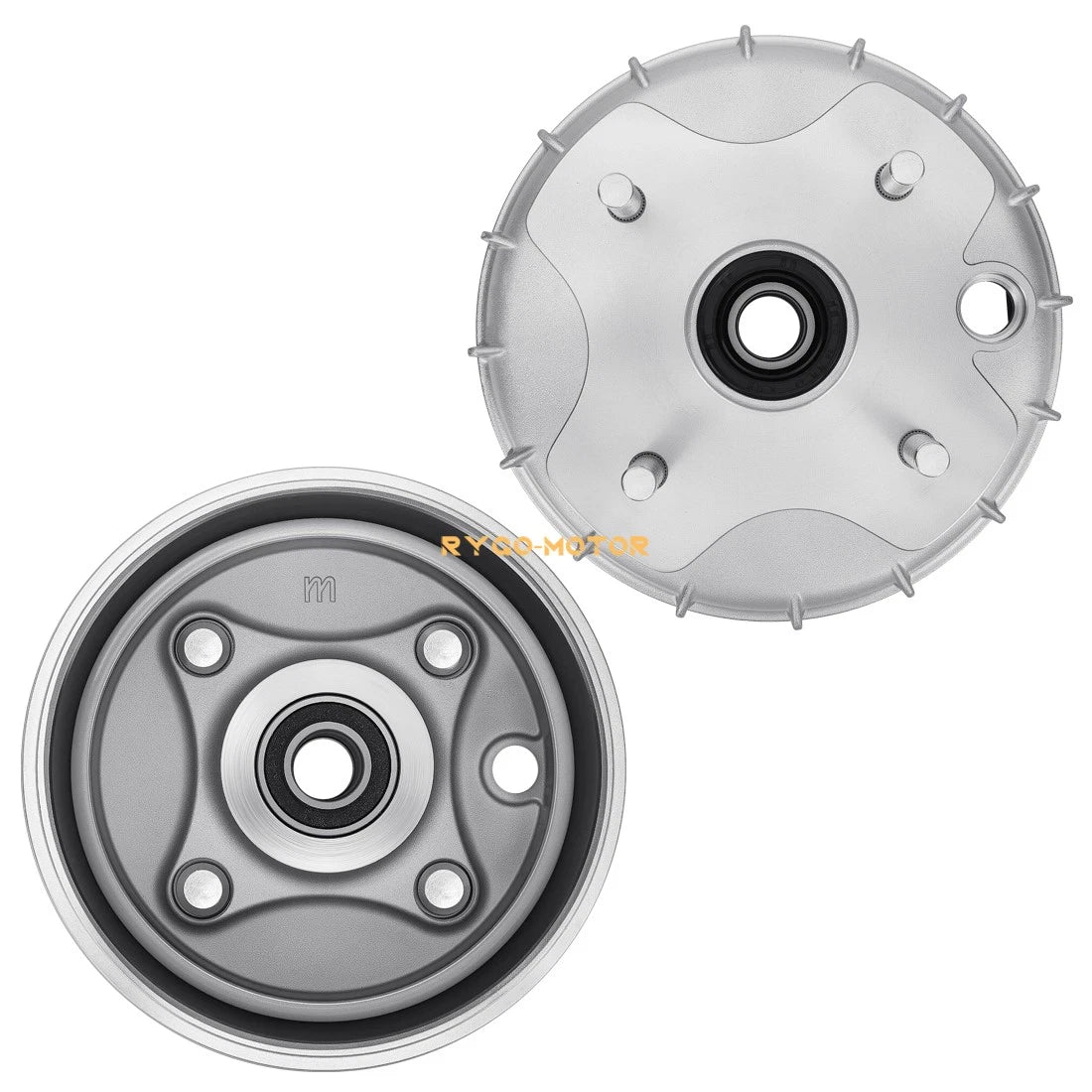 2X Front Brake Drums for Honda Rancher 350 2x4 TRX350TE (2000–2006) 44600-HN4-670