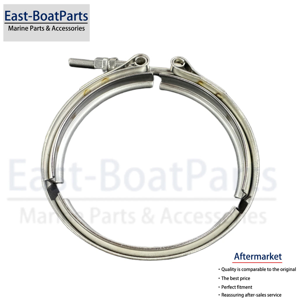 V-Clamp for Volvo Penta D6-280 D6-300 D6-310 D6-330 D6-350 D6-370 D6-435 (2004–2023)
