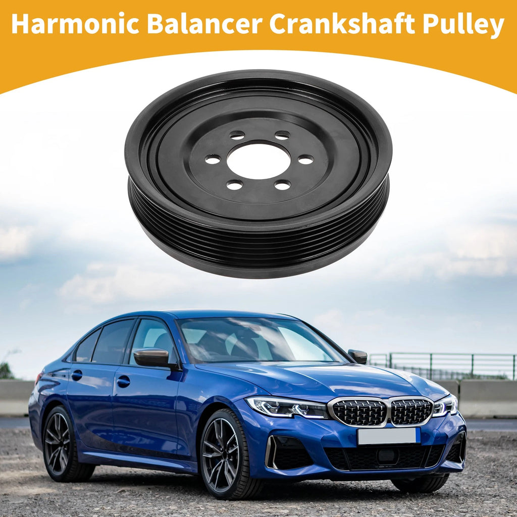 Engine Harmonic Balancer Crankshaft Pulley for BMW 528i (2012–2016)