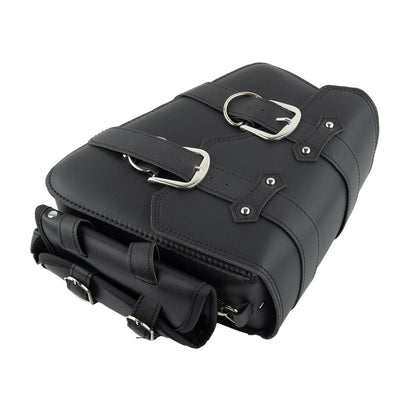Left Saddlebag for Motorcycle (2010–2020) Black with Side Storage