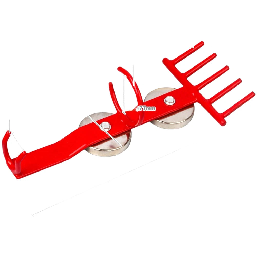 Magnetic Hanger Rack for Air Impact Wrench Tool Storage with Hooks