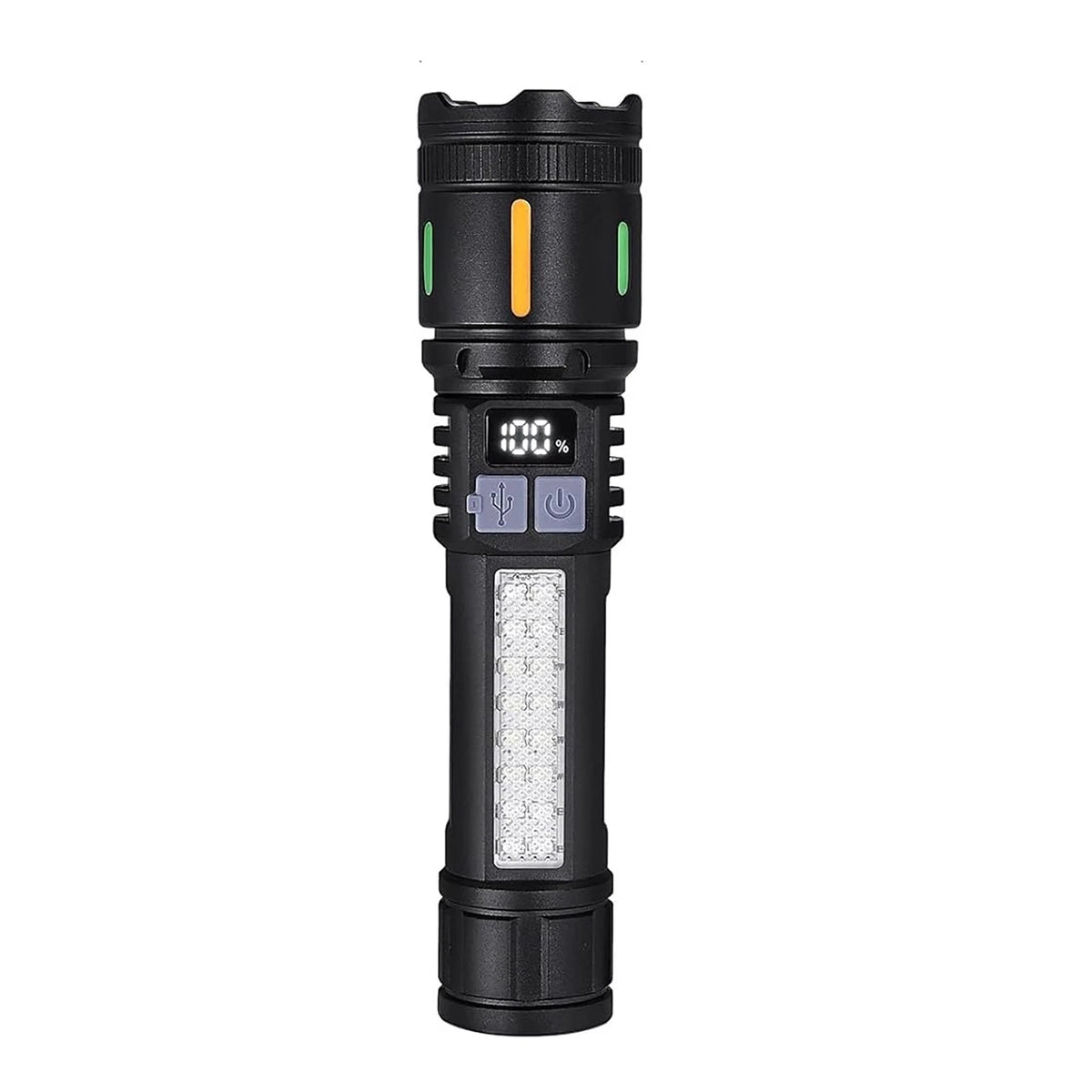 3000 Lumens Rechargeable Flashlight with 5 Modes for Camping Hiking
