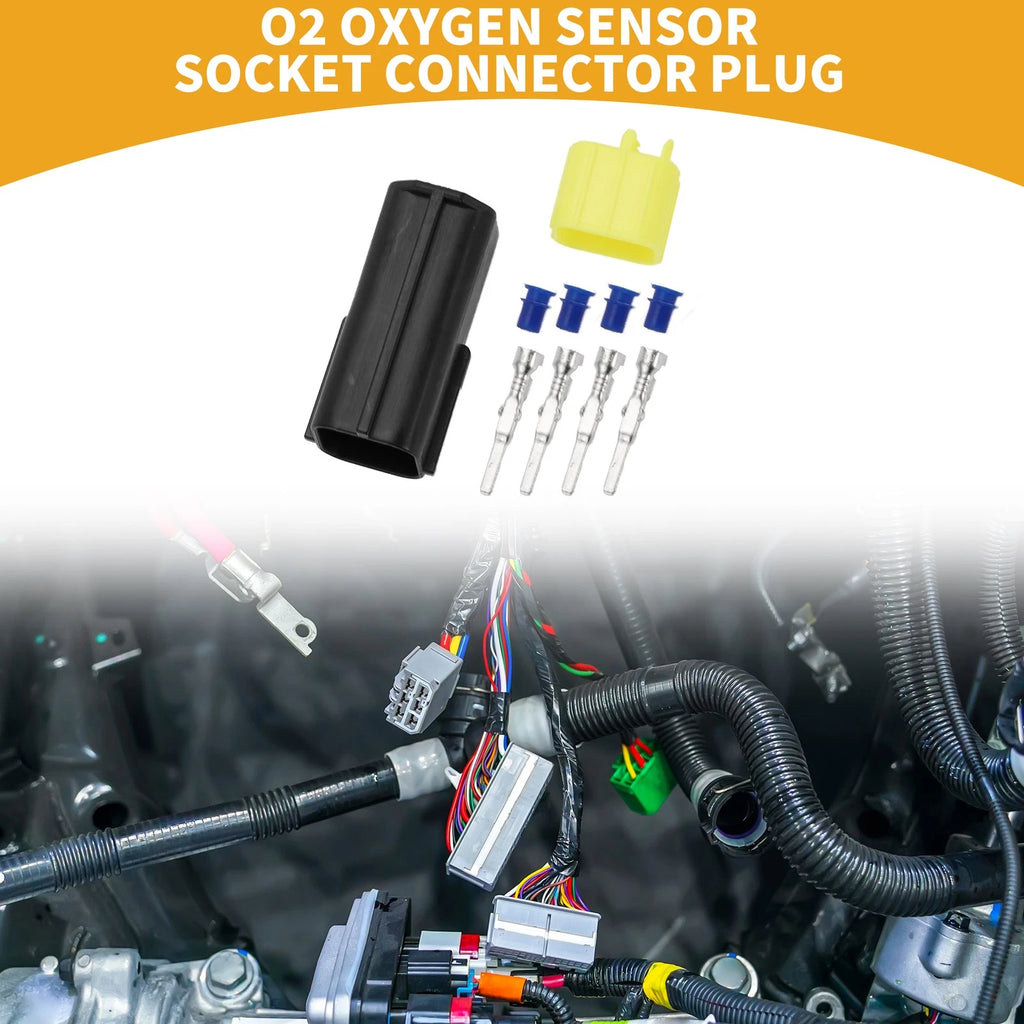 4 Pin O2 Oxygen Sensor Socket Connector Plug for Mazda