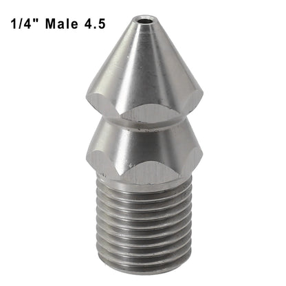 1x Pressure Washer Drain Sewer Cleaning Pipe Jetter Spray Nozzle 4 Jet