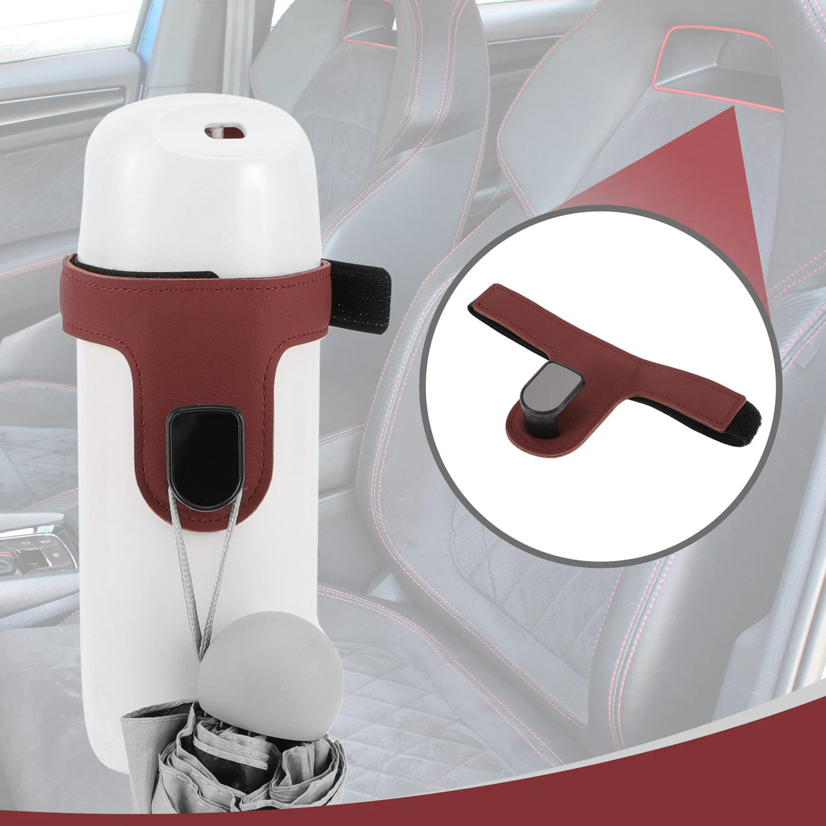 1 Pcs Universal Car Seat Headrest Hook for Purses and Bags (5.91"x2.95")