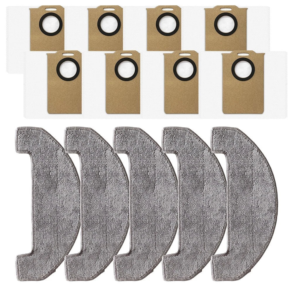 Set of 4 Mop Cloths and Dust Bags for MONSGA MS1 MAX